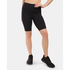 Damskie krótkie legginsy Kilpi ARTEMI-W z funkcją OPTI-DRY. Czarne legginsy Kilpi, s, bez wzorów, z nylonu, krótkie. Za 145.26 zł.