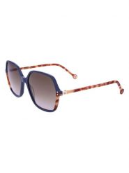 Carolina Herrera Damskie okulary przeciwsłoneczne w kolorze granatowo-jasnobrązowym rozmiar: 56. Brązowe okulary przeciwsłoneczne Carolina Herrera, bez wzorów, z tworzywa sztucznego. Za 334.95 zł.