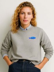 WOOOP Bluza w kolorze szarym rozmiar: M. Szare bluzy Wooop, m, bez wzorów, z bawełny, bez kaptura. Za 100.99 zł.