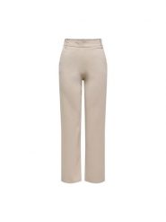 ONLY Spodnie materiałowe Poptrash 15341829 Beżowy Straight Fit. Brązowe spodnie materiałowe Only, xs, bez wzorów, z materiału. Za 169.99 zł.