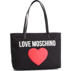 Torebka LOVE MOSCHINO - JC4330PP07KV100A Nero. Czarne shopper Love Moschino, bez wzorów, z materiału, bez dodatków. W wyprzedaży za 359.00 zł.