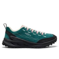 Damskie buty trekkingowe Keen Jasper Zionic. Niebieskie trekkingi Keen, z materiału, trekkingowe. Za 708.80 zł.