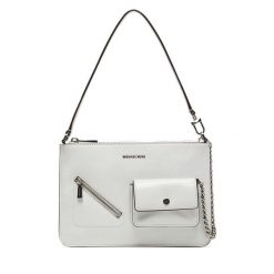 Torebka MICHAEL Michael Kors. Białe kopertówki MICHAEL Michael Kors, bez wzorów, bez dodatków. Za 739.99 zł.