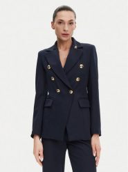 Maryley Marynarka 25EB139/43BL Granatowy Regular Fit. Niebieskie marynarki i żakiety Maryley, xl, bez wzorów, z syntetyku. Za 399.99 zł.