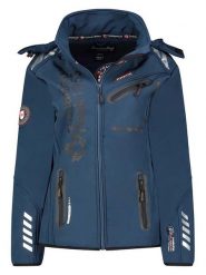 Canadian Peak Kurtka softshellowa "Reinak" w kolorze niebieskim rozmiar: S. Niebieskie kurtki sportowe Canadian Peak, s, bez wzorów, bez kaptura, outdoorowe. Za 176.08 zł.