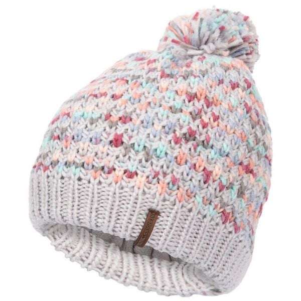Czapka Damska Irmina Space Dye Beanie. Szare czapki Trespass, bez wzorów, z dzianiny. Za 57.99 zł.