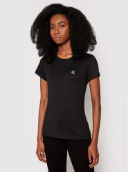 Calvin Klein Jeans T-Shirt J20J212883 Czarny Regular Fit. Czarne t-shirty Calvin Klein Jeans, xl, bez wzorów, z bawełny, bez kołnierzyka, bez ramiączek. Za 99.99 zł.