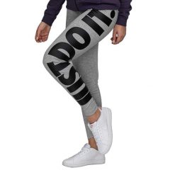 Legginsy Sportowe Damskie Nike. Szare legginsy Nike, bez wzorów, na fitness i siłownię. Za 86.20 zł.