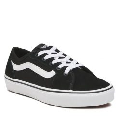 Trampki Vans. Czarne trampki Vans, bez wzorów, bez zapięcia. Za 199.99 zł.