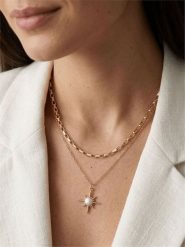 Heliophilia Pozłacany naszyjnik z zawieszką - dł. 45 cm rozmiar: onesize. Żółte naszyjniki Heliophilia, pozłacane. Za 37.91 zł.