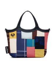 Desigual Torebka 24WAXA08 Kolorowy. Torebki klasyczne Desigual, bez wzorów, z materiału, bez dodatków. Za 249.99 zł.