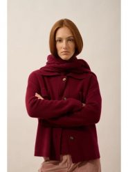Just Cashmere Kaszmirowy kardigan "Hekla" w kolorze czerwonym rozmiar: M. Czerwone kardigany Just Cashmere, m, bez wzorów, z kaszmiru. Za 804.99 zł.