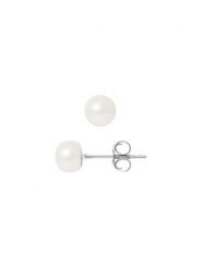 Pearl Addict Kolczyki-wkrętki z perłami w kolorze białym rozmiar: onesize. Białe kolczyki Pearl Addict, z perłą, srebrne. Za 171.68 zł.