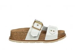 Klapki Yokono Oca-252 Opak Hielo, Biały, Skóra naturalna - 39. Białe klapki Yokono, bez wzorów, z materiału, bez obcasa, na platformie. W wyprzedaży za 199.00 zł.