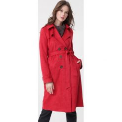 Czerwony Płaszcz Chaya. Czerwone płaszcze Born2be, l, bez wzorów, z zamszu, bez kaptura. Za 169.99 zł.
