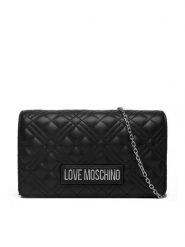 LOVE MOSCHINO Torebka JC4079PP0NLA000B Czarny. Czarne torebki klasyczne Love Moschino, bez wzorów, ze skóry, bez dodatków. Za 639.99 zł.