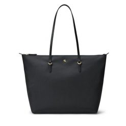 Torebka LAUREN RALPH LAUREN. Czarne shopper Lauren Ralph Lauren, bez wzorów, bez dodatków. Za 679.99 zł.