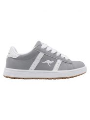Kangaroos Sneakersy "K-CA Miles FL" w kolorze szaro-białym rozmiar: 39. Białe trampki KangaROOS, bez wzorów, bez zapięcia. Za 131.95 zł.