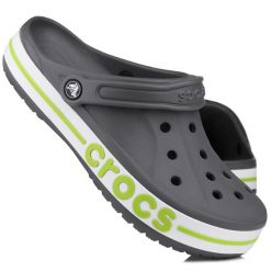 Klapki sportowe Crocs CROCBAND. Białe klapki Crocs, bez wzorów, bez obcasa. W wyprzedaży za 219.00 zł.