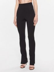 Pinko Spodnie materiałowe 100542 A0HM Czarny Regular Fit. Czarne spodnie materiałowe Pinko, bez wzorów, z materiału. Za 529.99 zł.