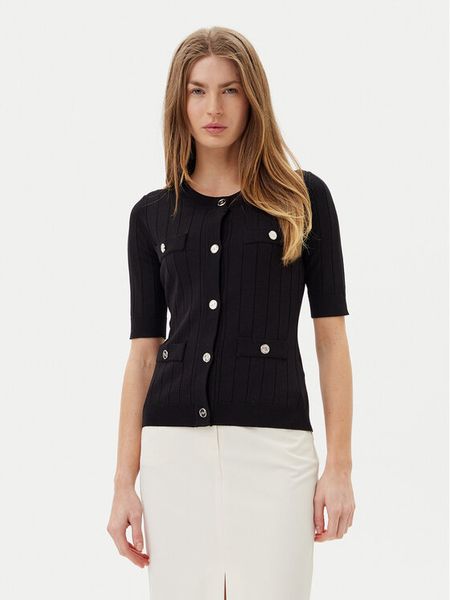 Artigli Kardigan ACMA001877 Czarny Regular Fit. Czarne kardigany Artigli, m, bez wzorów, z wiskozy. Za 189.99 zł.