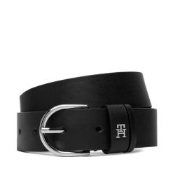 Pasek Tommy Hilfiger. Czarne paski TOMMY HILFIGER, bez wzorów. Za 229.99 zł.