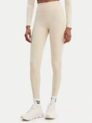 Reebok Legginsy Reebok x Ewa Chodakowska Zuzka RK25619CCW Beżowy Slim Fit. Brązowe legginsy sportowe Reebok, xs, bez wzorów, z syntetyku, na fitness i siłownię. Za 199.99 zł.