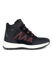Geox Sneakersy "Braies" w kolorze czarnym rozmiar: 37. Czarne trampki Geox, bez wzorów, z materiału, za kostkę, bez zapięcia. Za 152.62 zł.