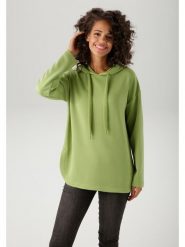 Aniston Bluza w kolorze zielonym rozmiar: 48. Zielone bluzy Aniston, bez wzorów, z kapturem. Za 78.66 zł.