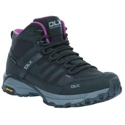 Buty Do Chodzenia Damskie Riona DLX. Czarne trekkingi Trespass, z materiału, trekkingowe. Za 509.99 zł.