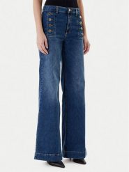 ViCOLO Jeansy DF5076 Niebieski Wide Leg. Niebieskie jeansy ViCOLO, m, bez wzorów. Za 619.99 zł.