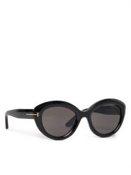 Tom Ford Okulary przeciwsłoneczne FT1316 Czarny. Czarne okulary przeciwsłoneczne Tom Ford, bez wzorów. Za 1,889.00 zł.