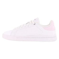 Damskie buty sportowe podwyższony design COURT SILK SHOES. Białe trekkingi Adidas, z gumy, trekkingowe. Za 301.20 zł.