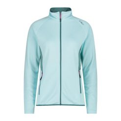 Bluza damska turystyczna CMP 35L6436. Zielone bluzy CMP, l, bez wzorów, bez kaptura. Za 280.90 zł.
