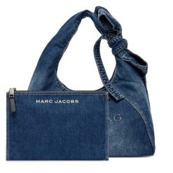 Torebka Marc Jacobs. Niebieskie torebki klasyczne Marc Jacobs, bez wzorów, bez dodatków. Za 1,879.00 zł.