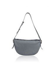 Bellicci Skórzana torebka "Caira" w kolorze błękitnym - 35 x 21 x 8 cm rozmiar: onesize. Niebieskie torby na ramię Bellicci, bez wzorów, z materiału, na ramię, bez dodatków. Za 217.99 zł.