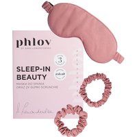 Zestaw Gumek Z Maską Na Oczy Sleep-In Beauty Z Wegańskiego Jedwabiui. Odżywki do włosów PHLOV. Za 129.00 zł.