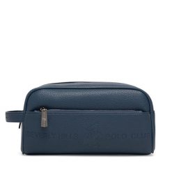 Kosmetyczka Beverly Hills Polo Club. Niebieskie kufry i kosmetyczki Beverly Hills Polo Club, bez wzorów, bez dodatków. Za 69.99 zł.