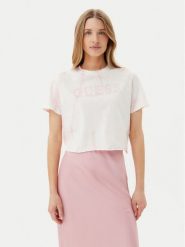 Guess T-Shirt V5GI19 I3Z14 Różowy Regular Fit. Czerwone t-shirty Guess, l, z aplikacjami, z bawełny, bez kołnierzyka, bez ramiączek. Za 129.99 zł.