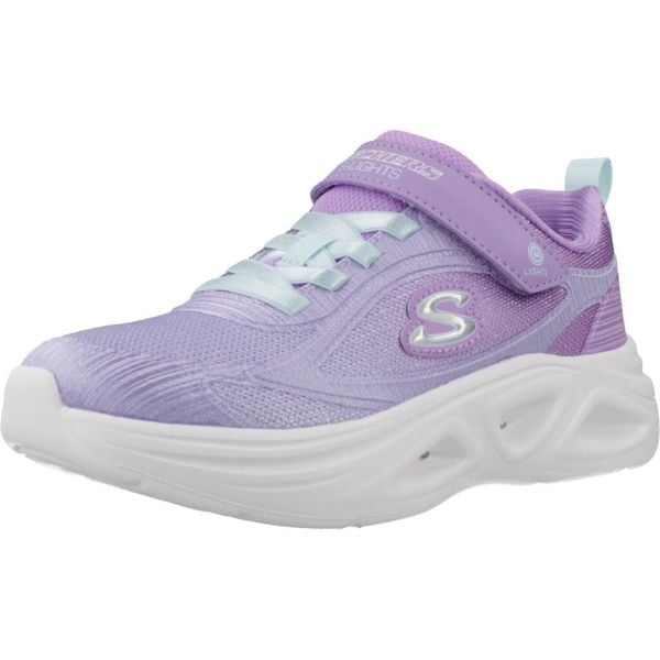 Buty SKECHERS SOLA GLOW 2.0 Fioletowy. Fioletowe trekkingi Skechers, z tkaniny, trekkingowe. Za 181.99 zł.