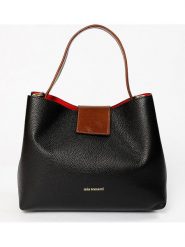 Mia Tomazzi Skórzana torebka "Fusetti" w kolorze czarnym - 34 x 25 x 13 cm rozmiar: onesize. Czarne torby na ramię Mia Tomazzi, bez wzorów, z materiału, przez ramię, bez dodatków. Za 404.99 zł.