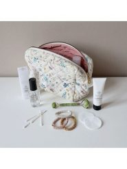 Cam Cam Copenhagen Kosmetyczka w kolorze kremowym - 27 x 16 x 12 cm rozmiar: onesize. Brązowe kufry i kosmetyczki Cam Cam Copenhagen, bez wzorów, z bawełny, bez dodatków. Za 78.99 zł.