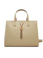 Valentino Torebka Divina VBS1R414G Beżowy. Brązowe torebki klasyczne Valentino, bez wzorów, ze skóry, bez dodatków. Za 349.99 zł.