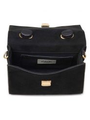Clarks Skórzana torebka "Roslyn Ritzy" w kolorze czarnym - 18 x 15 x 6,5 cm rozmiar: onesize. Czarne torby na ramię Clarks, bez wzorów, z materiału, przez ramię, bez dodatków. Za 201.55 zł.