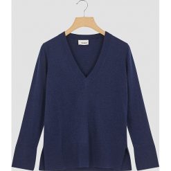Sweter w kolorze granatowym. Niebieskie swetry Rodier, bez wzorów, bez ramiączek. W wyprzedaży za 152.95 zł.