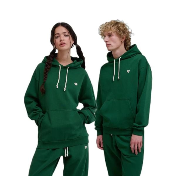Bluza z kapturem Hummel Loose Bee. Zielone bluzy Hummel, s, bez wzorów, z bawełny, z kapturem. Za 220.80 zł.