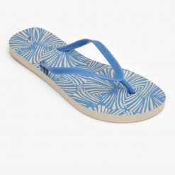 Japonki damskie Olaian 120 Tribu. Brązowe klapki OLAIAN, bez wzorów, bez obcasa. Za 24.99 zł.