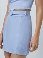 LeGer Spódnica "Majella" w kolorze błękitnym rozmiar: 36. Niebieskie spódnice LeGer, bez wzorów, z tkaniny, mini. Za 152.99 zł.