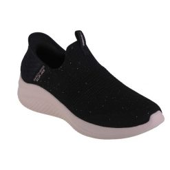Buty sportowe Sneakersy damskie, Skechers Ultra Flex 3.0-Shiny Night. Czarne obuwie sportowe Skechers, bez zapięcia, trekkingowe, Skechers Sport. Za 399.99 zł.