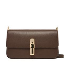 Torebka Furla. Brązowe listonoszki Furla, bez wzorów, bez dodatków. Za 1,319.00 zł.